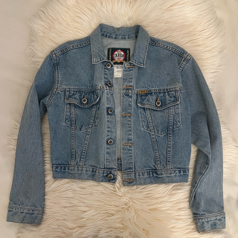 Vintage Ikeda jean jacket size small